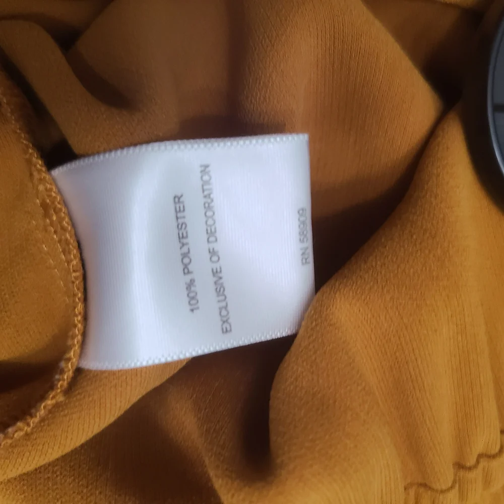 gibson latimer womens wide Leg Mustard Pant Size 12 - Picture 3 of 6